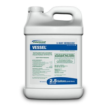 makaze herbicide 2.5 gallon Prokoz Vessel 3-way Herbicide - 25 Gal