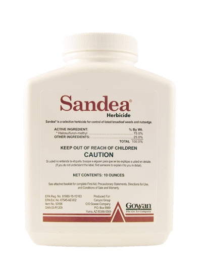halosulfuron herbicide label Sandea Herbicide
