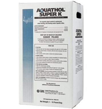 aquathol herbicide Aquathol Super K Granulated Aquatic Herbicide - 40 Lbs