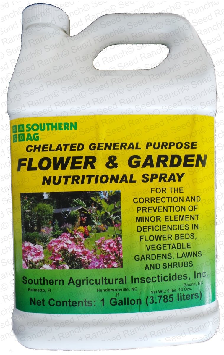 Chelated Flower &amp; Garden Nutritional Spray - 1 Gal - Seed Barn