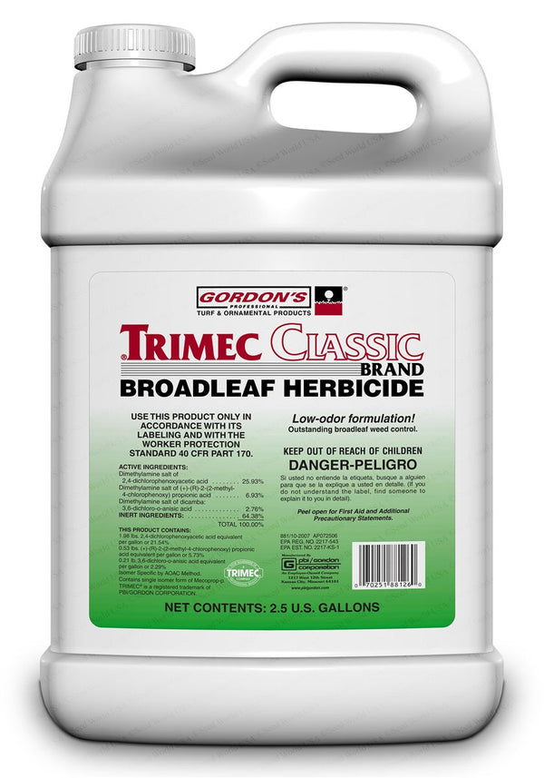 tarzec herbicide label Trimec Classic Broadleaf Herbicide