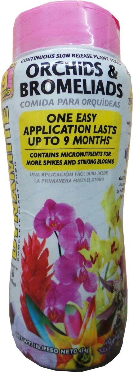 Dynamite Orchids &amp; Bromeliads Plant Food 10-10-17 - 1 lb. - Seed Barn