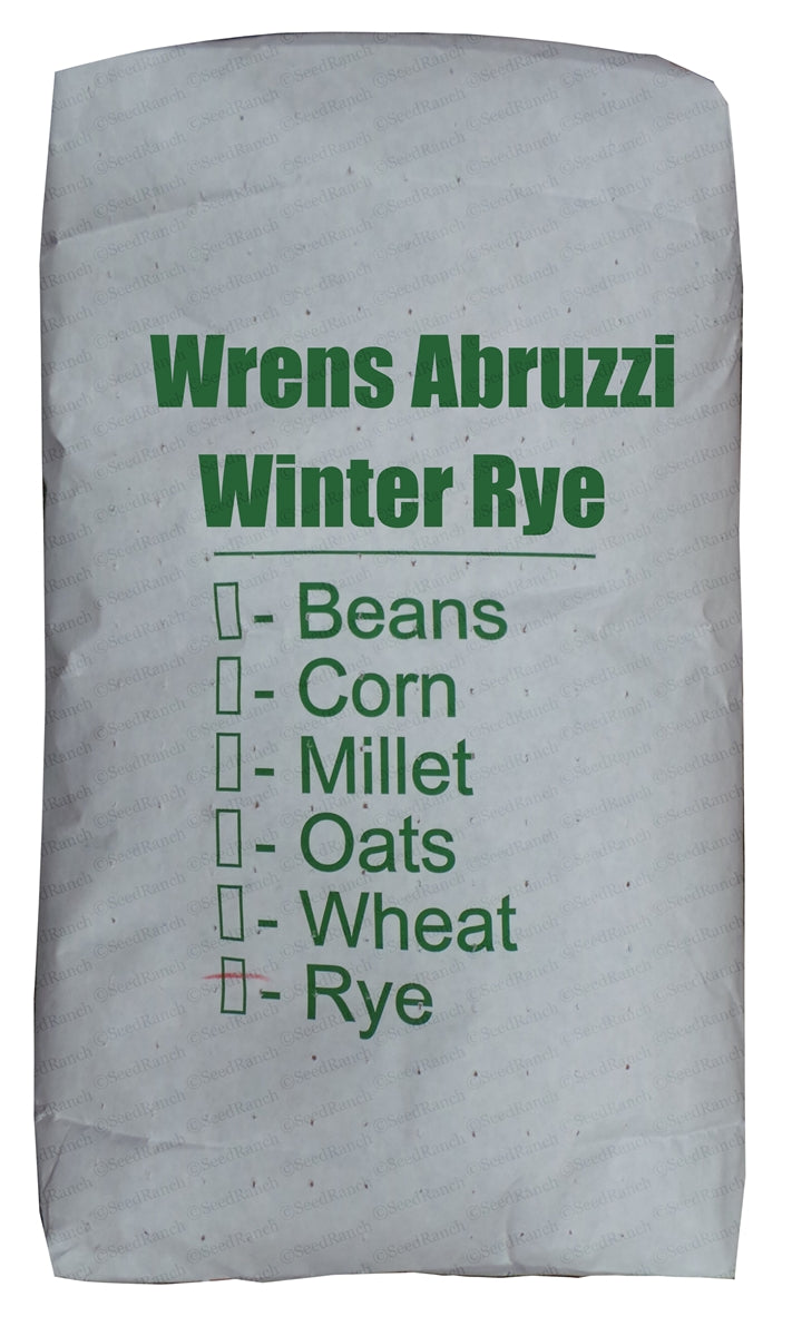 Wrens Abruzzi Winter Rye Grain Seed - 50 Lbs.