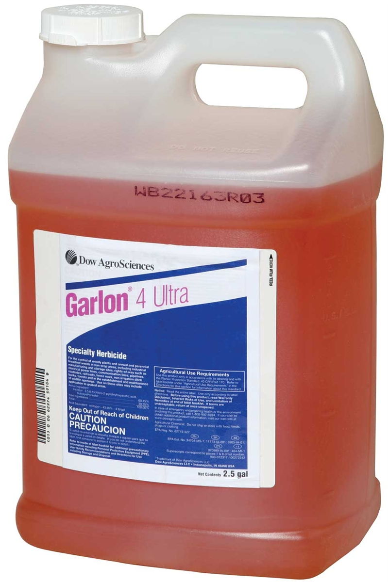 Garlon 4 Ultra Triclopyr Brush Killer Herbicide - 2.5 Gallons - Seed Barn