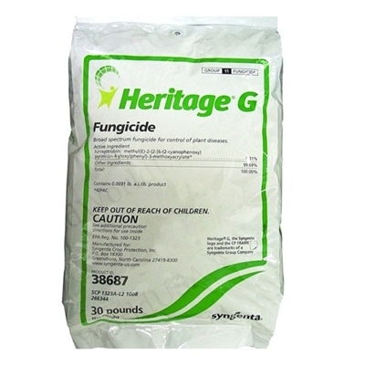 Heritage G Granular Fungicide (Azoxystrobin) - 30 Lbs. - Seed Barn