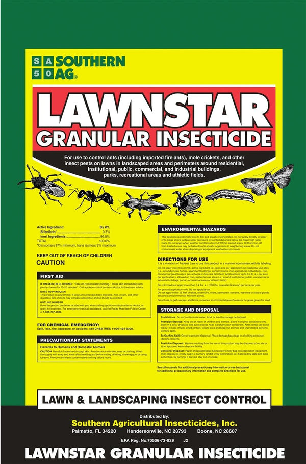 lawn star herbicide instructions Lawnstar Bifenthrin Insecticide - 10 Lbs