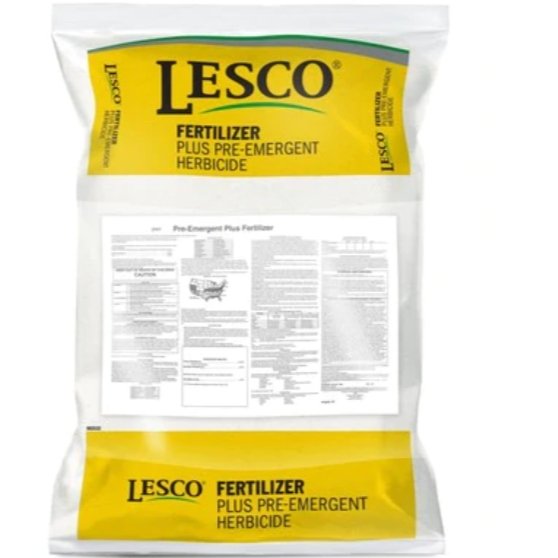 pre emergent herbicide and seeding LESCO Fertilizer/Herbicide Pre Emergent Stonewall 0.43% 0-0-8 Mini