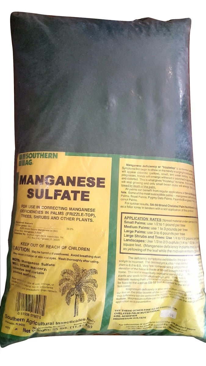 Manganese Sulfate Fertilizer - 25 Lbs. - Seed Barn