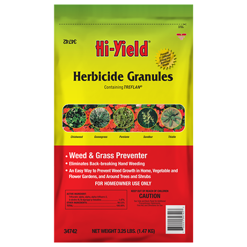 Hi-Yield Lawn & Garden, Weed & Grass Preventer, Treflan Herbicide Granules