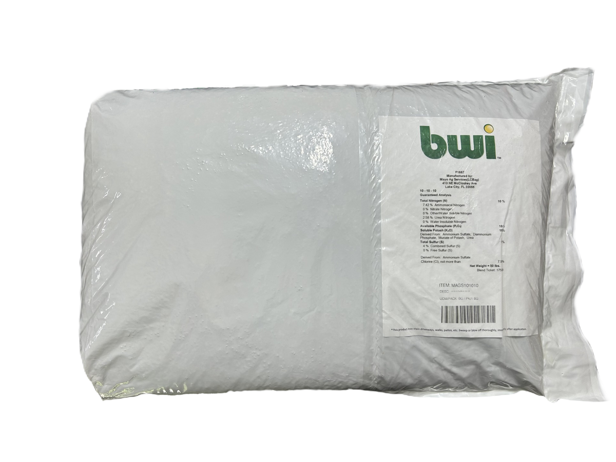 BWI 10-10-10 Instant Release Fertilizer - 50 Lbs.