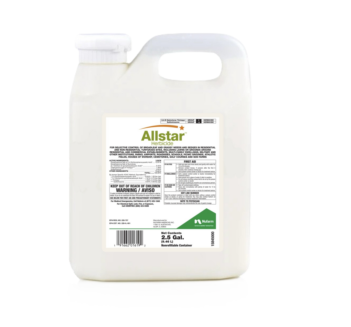 Alltstar Herbicide - 2.5 Gallons