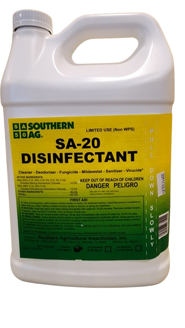 SA-20 Orchid &amp; Ornament Disinfectant Fungicide Sanitizer Deodorizer Algaecide Virucide  - 1 Gallon