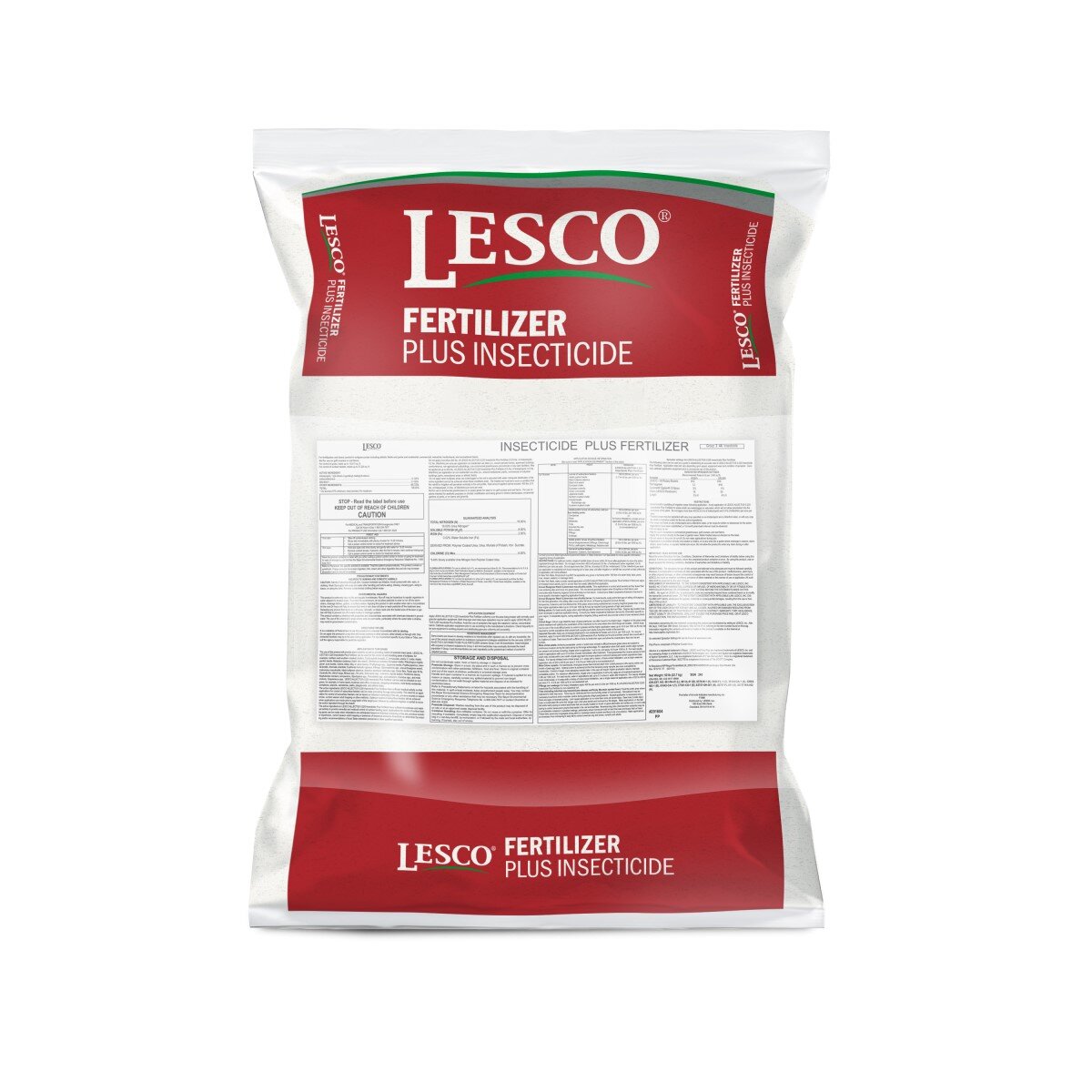 LESCO 18-0-10- Fertilizer/Insecticide - Allectus 0.225% 18-0-10 72% PolyPlus 3% Fe 2% Mn - 50 lb.