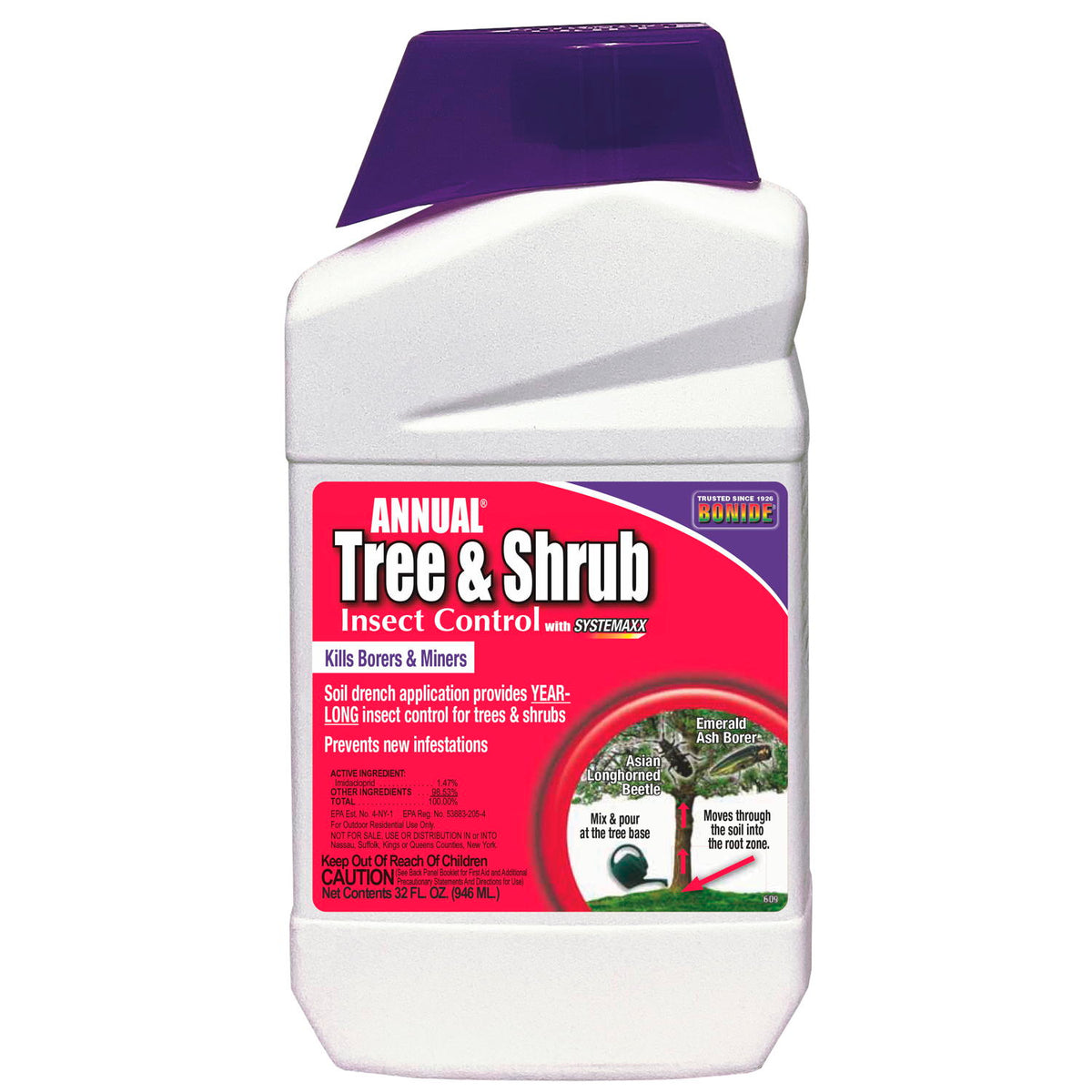 Annual Tree &amp; Shrub Insect Control with Systemaxx Concentrate