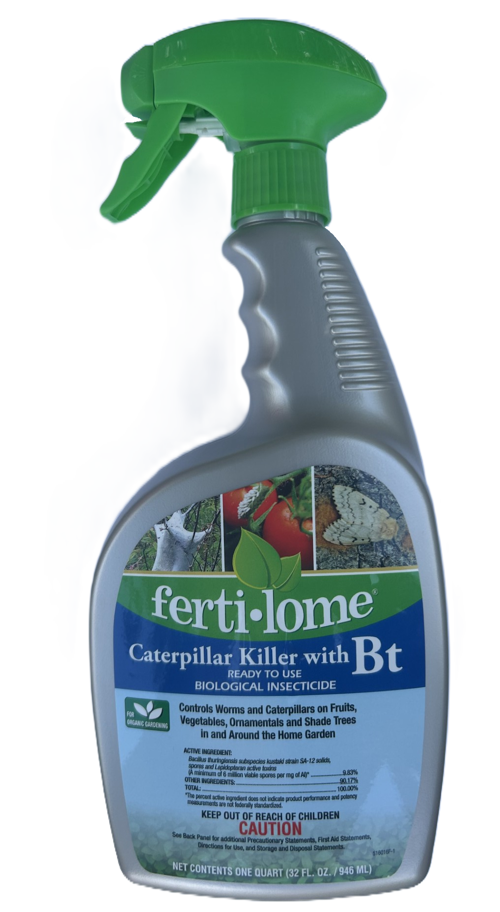 Fertilome Caterpillar Killer with BT RTU - 1 Qt.