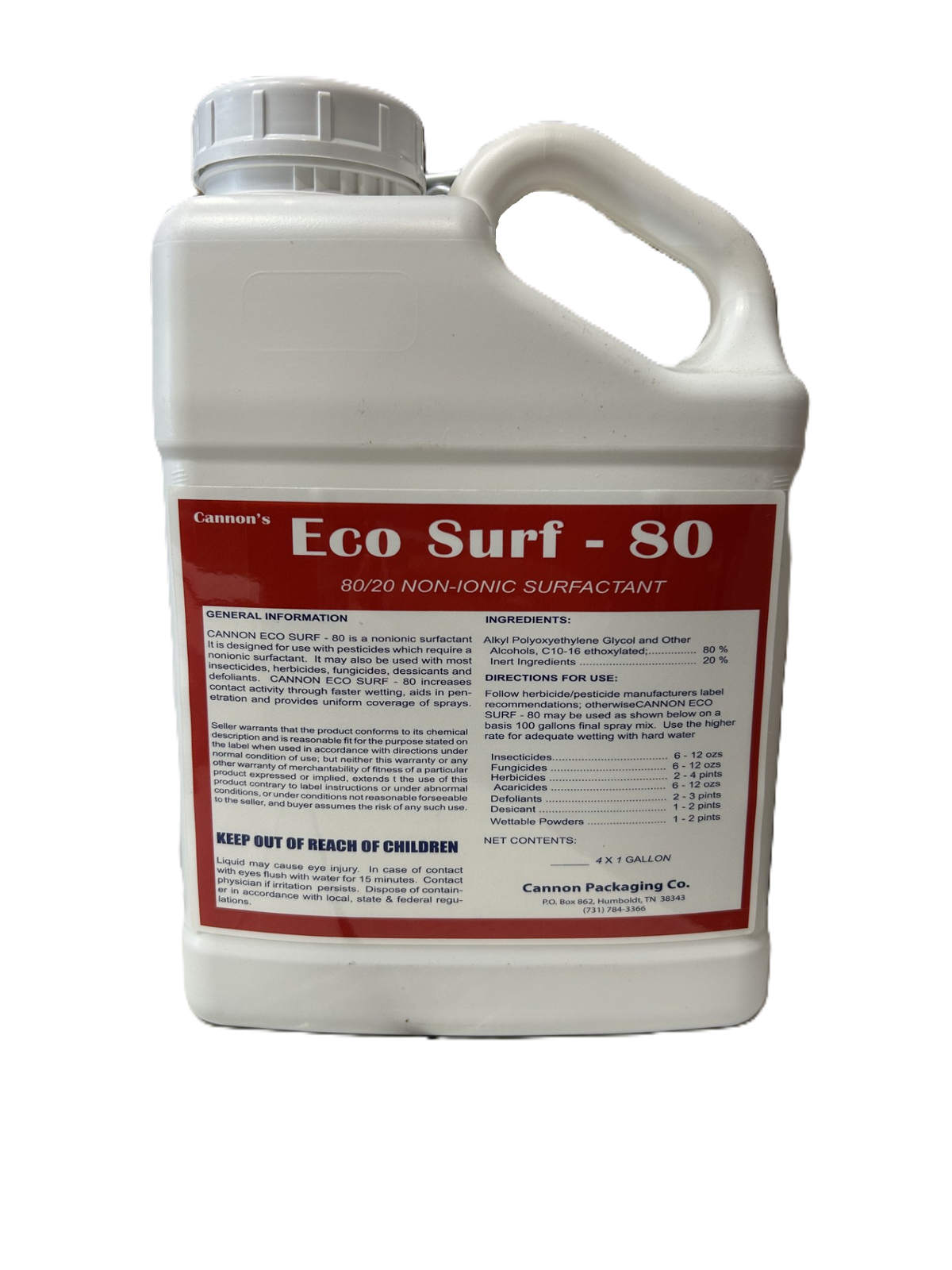 Surfactant Noninonic 80/20 with Defoaming Agent