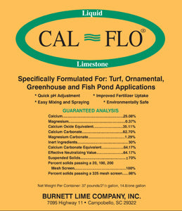 CAL FLO Liquid Limestone - 2.5 Gallon