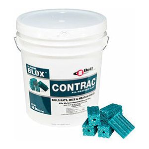 CONTRAC All-Weather BLOX Bromadiolone Rat and Mouse Bait