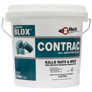 CONTRAC All-Weather BLOX Bromadiolone Rat and Mouse Bait