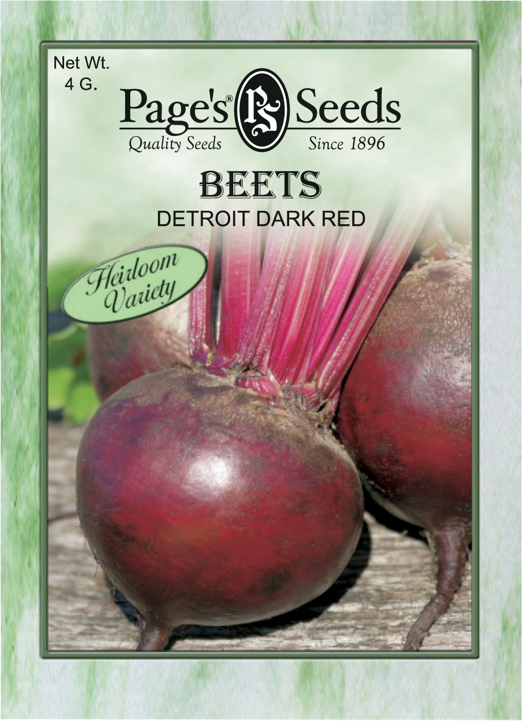 Beets Detroit Dark Red Seed Heirloom - 1 Packet