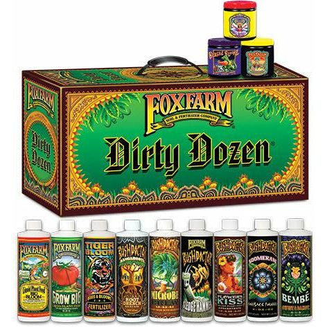 FoxFarm Dirty Dozen Starter Kit - 9 Pts + 3 x 6oz Bottles