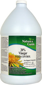 Nature's Guide 20% Vinegar Weed Control Herbicide - 1 Gallon