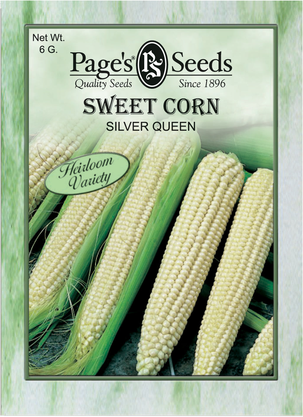 Sweet Corn Silver Queen Seed - 1 Packet