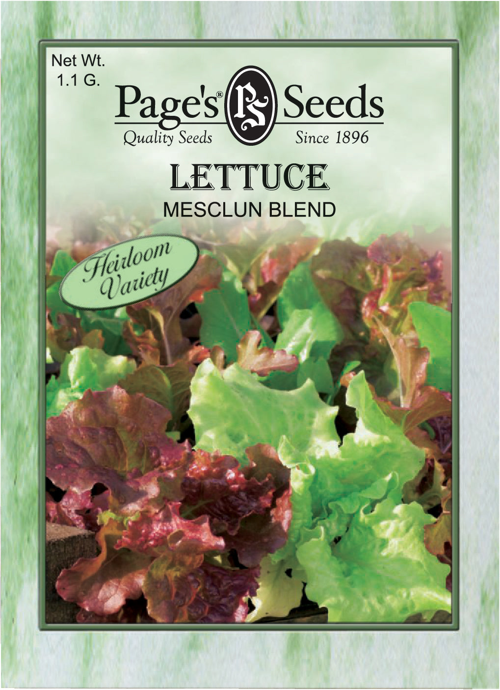 Lettuce Mesclun Blend Seed Heirloom - 1 Packet