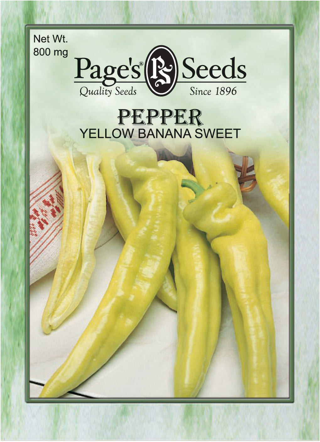 Yellow Banana Pepper Seeds - 1 Packet