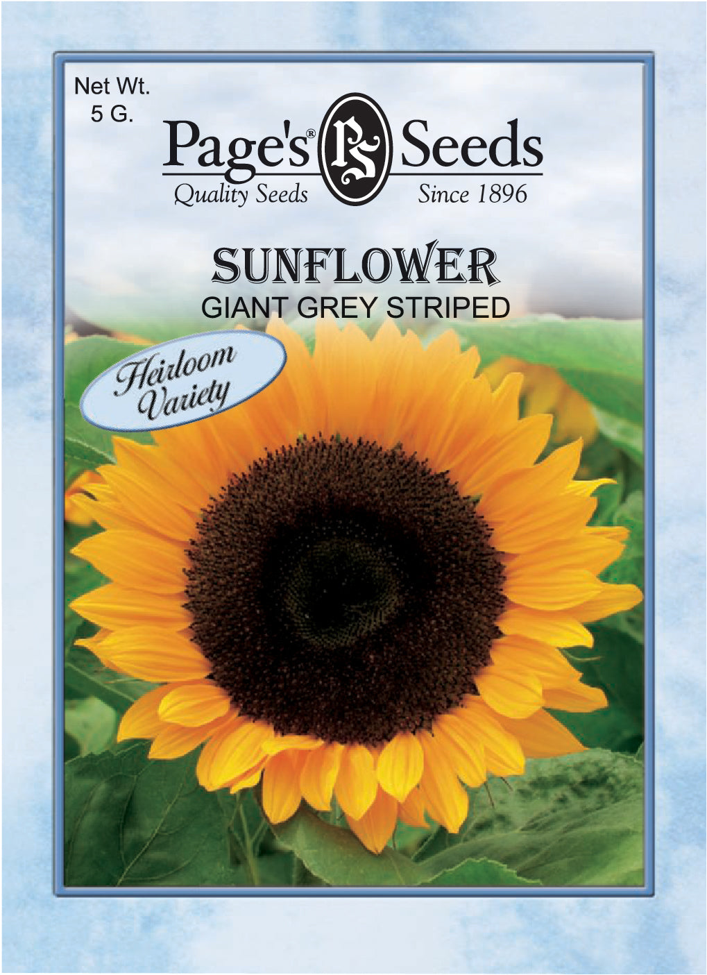 Giant Grey Stripe Sunflower Seed - 1 Packet