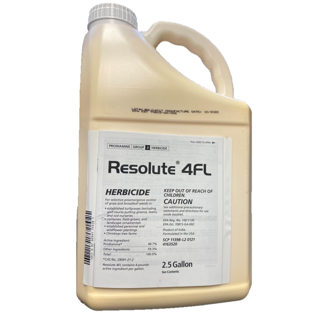 Resolute Prodiamine 4FL Herbicide - 2.5 Gallon