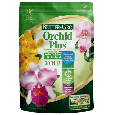 (Hardened 50% OFF) Better-Gro Orchid Plus Fertilizer 20-14-13 - 1 lb.