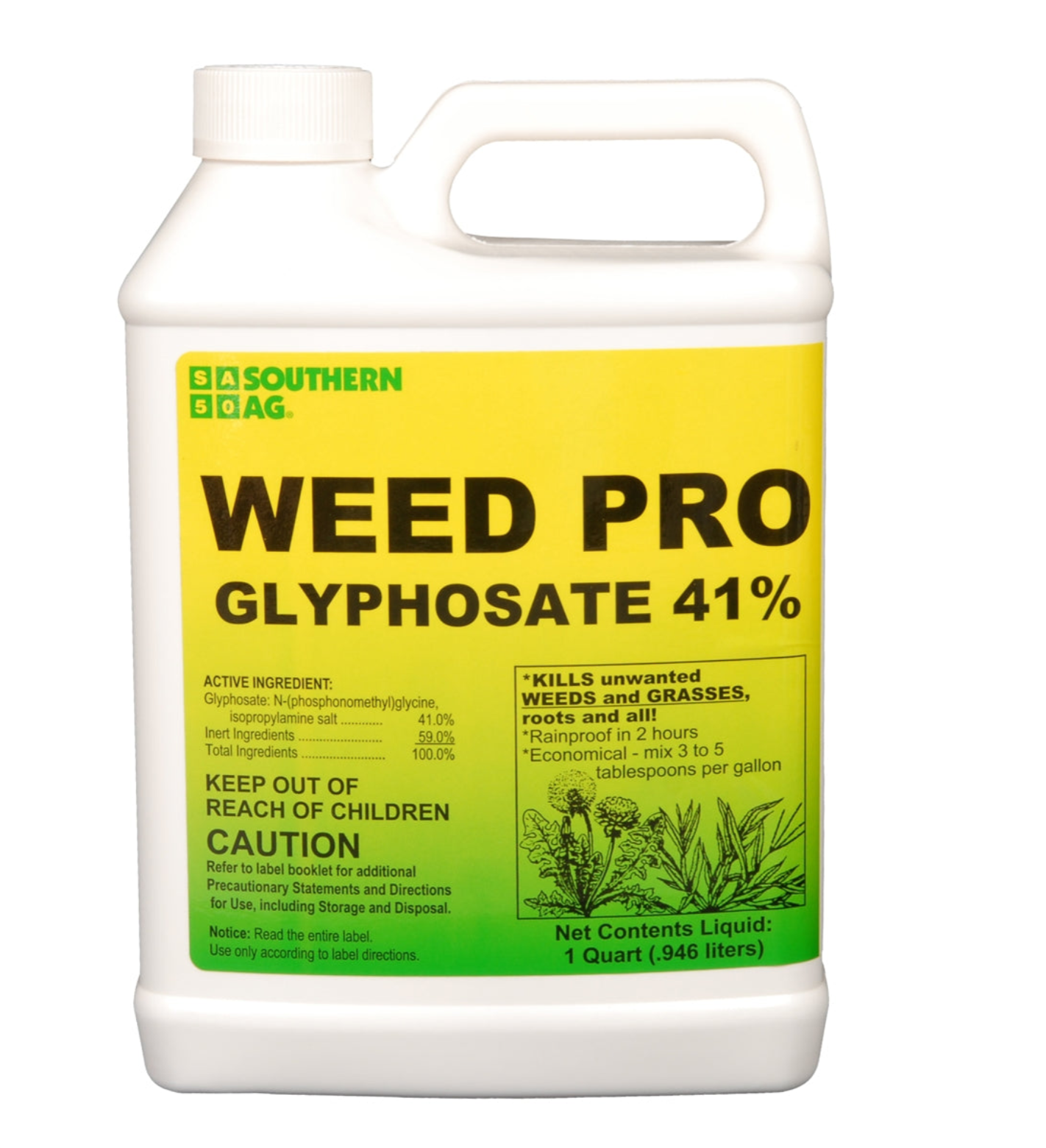 pro herbicide Weed Pro Glyphosate 41% (Roundup) - 1 Gallon