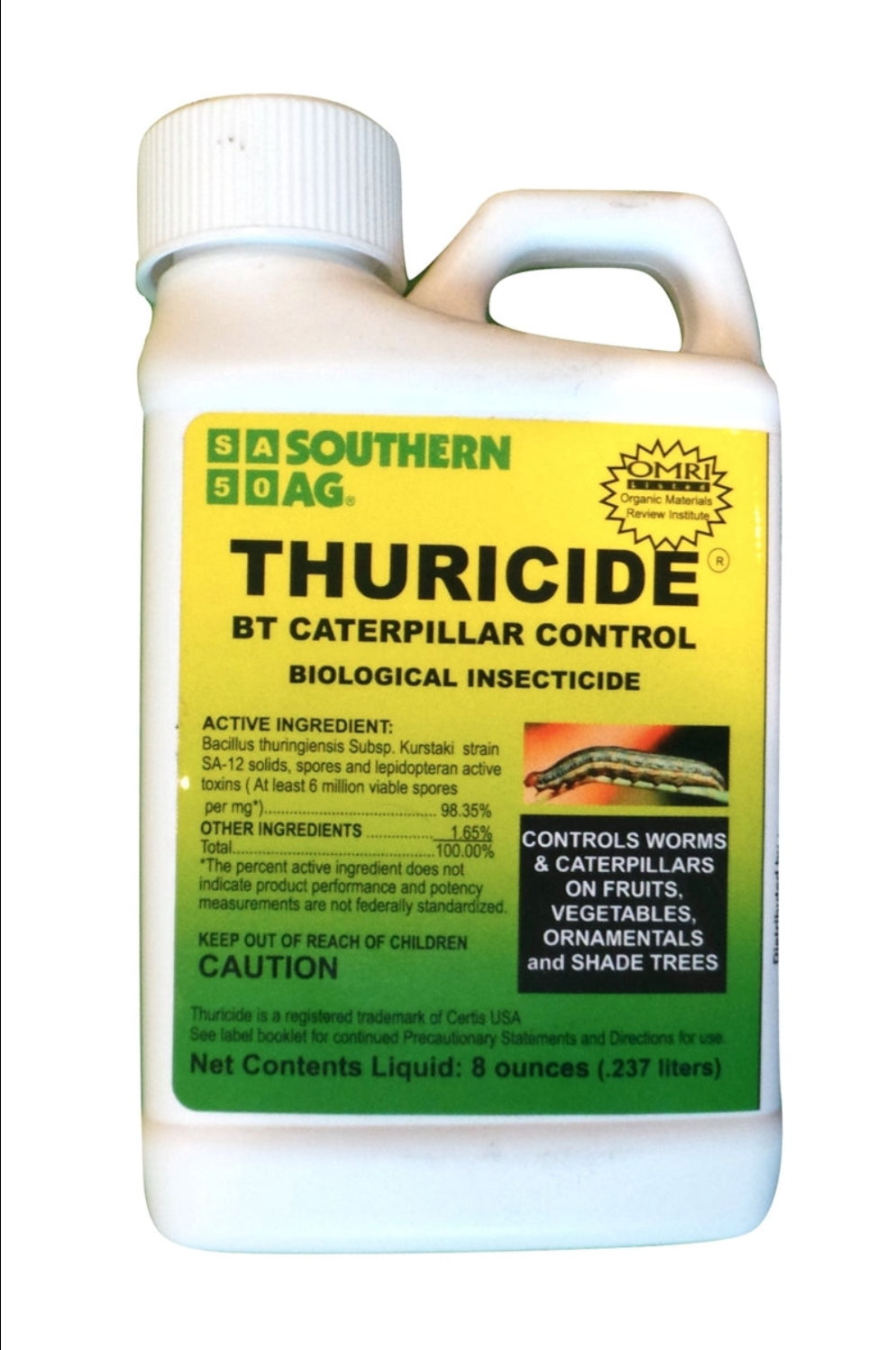 Thuricide BT Caterpillar Control