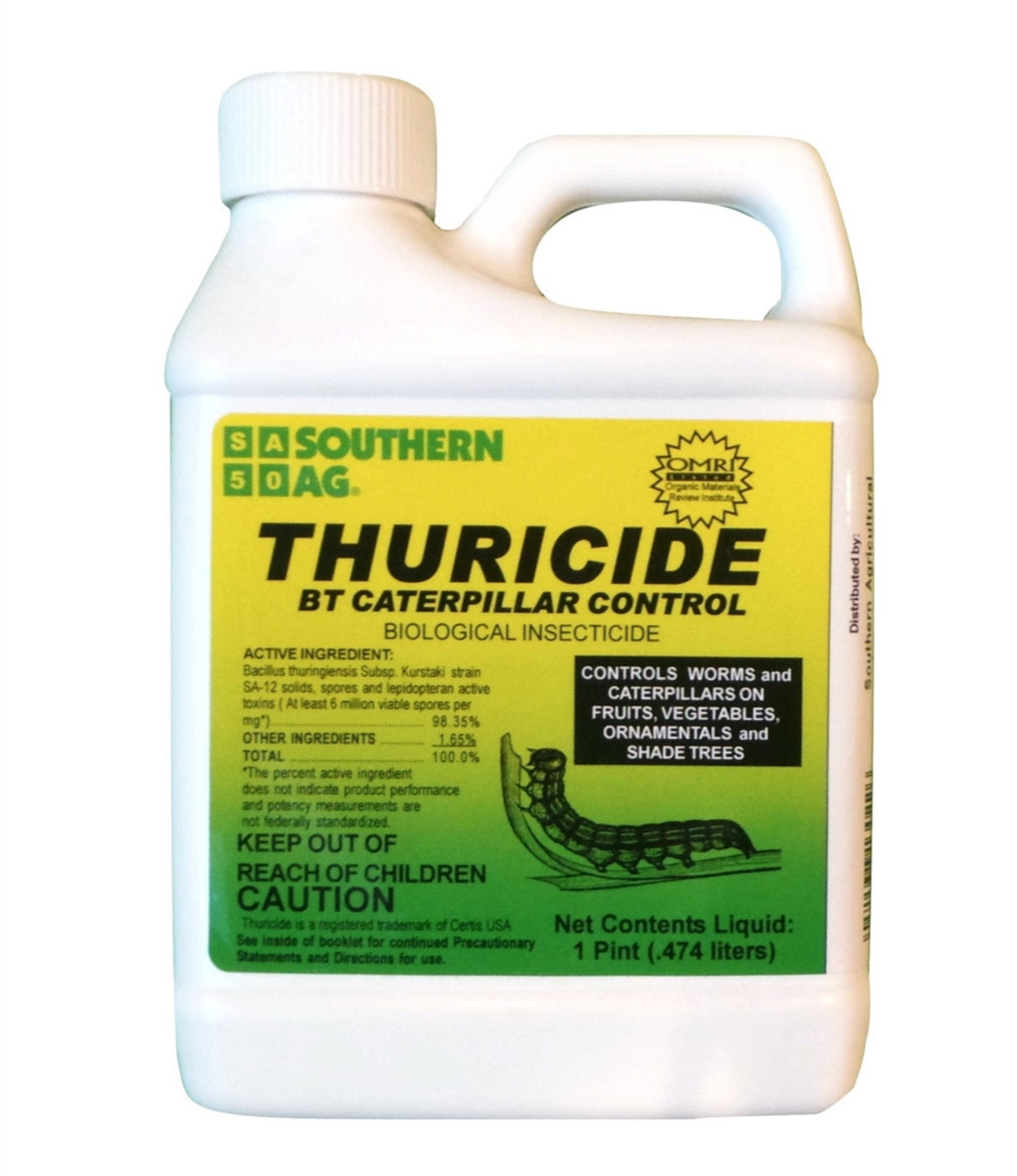 Thuricide BT Caterpillar Control