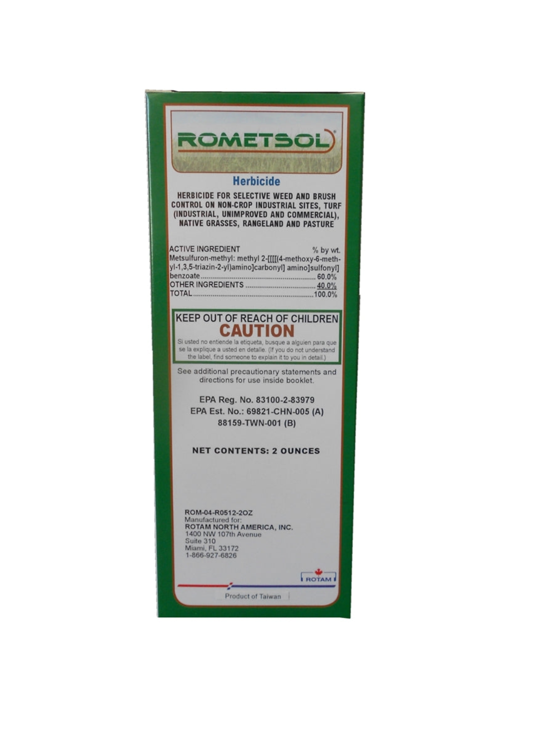 irongate herbicide label Rometsol Herbicide - 8 Ounces