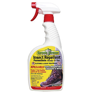 Green Armor Personal Insect Repellent for Clothing and Gear Ready to Use - 1 qt