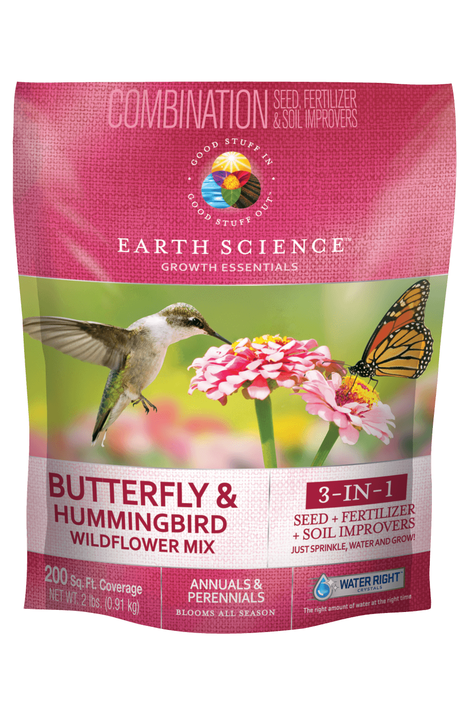 Butterfly & Hummingbird Wildflower Mix - 2 Pounds