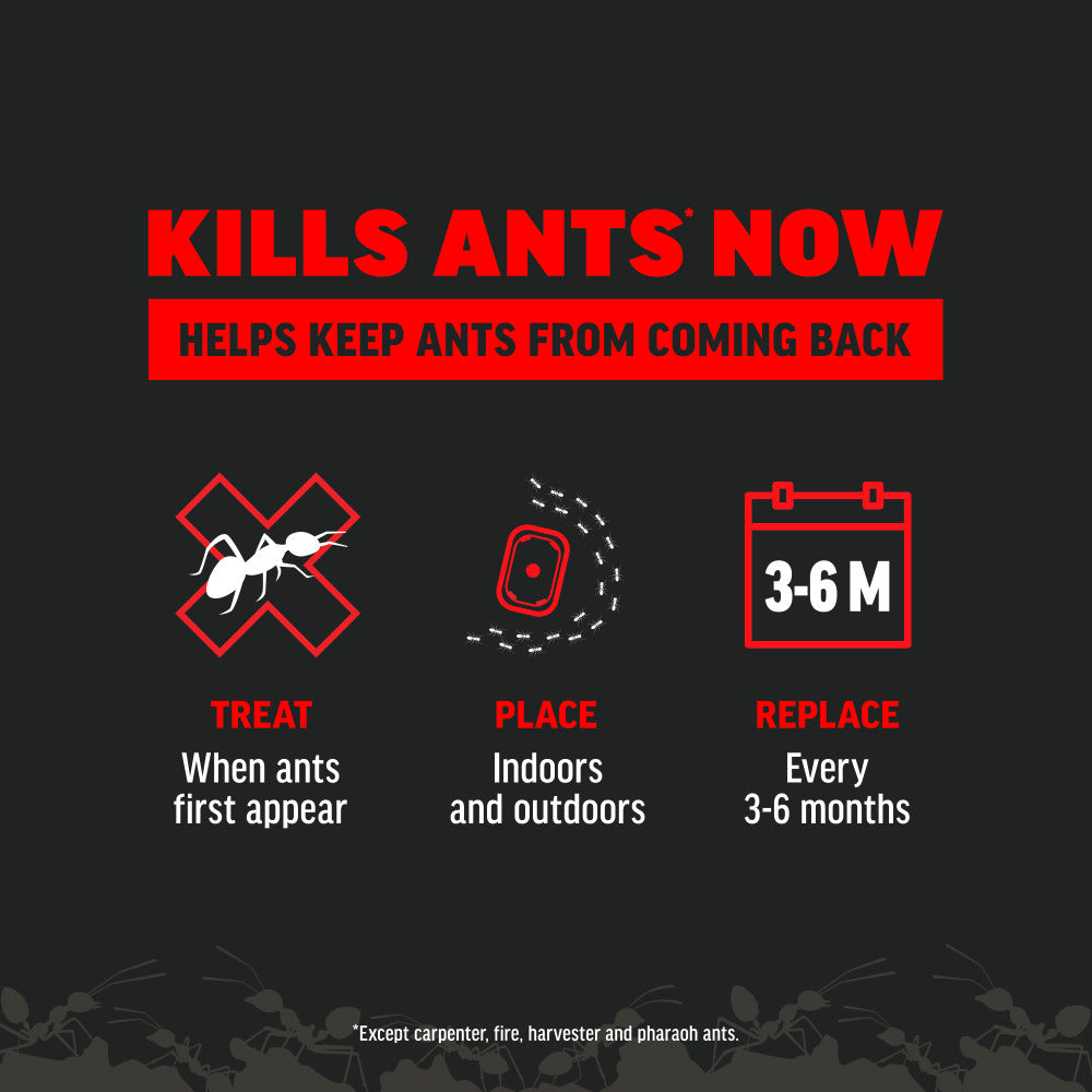 AMDRO Indoor/Outdoor Ant Killer Bait Stakes - 8 Stakes