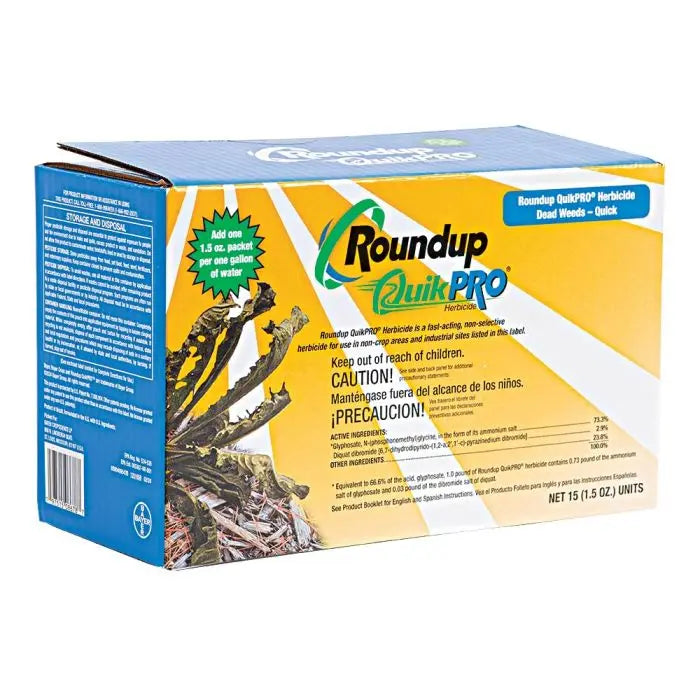 Roundup Quikpro Herbicide - 1.5 oz. Packets