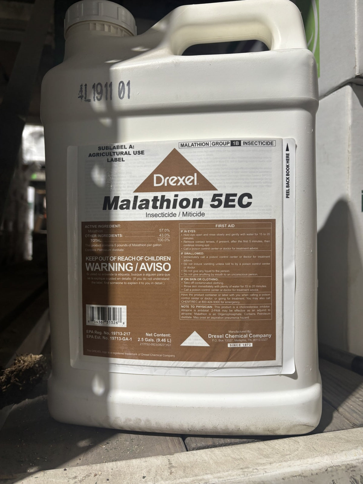 Malathion 57% EC - 2.5 Gallon