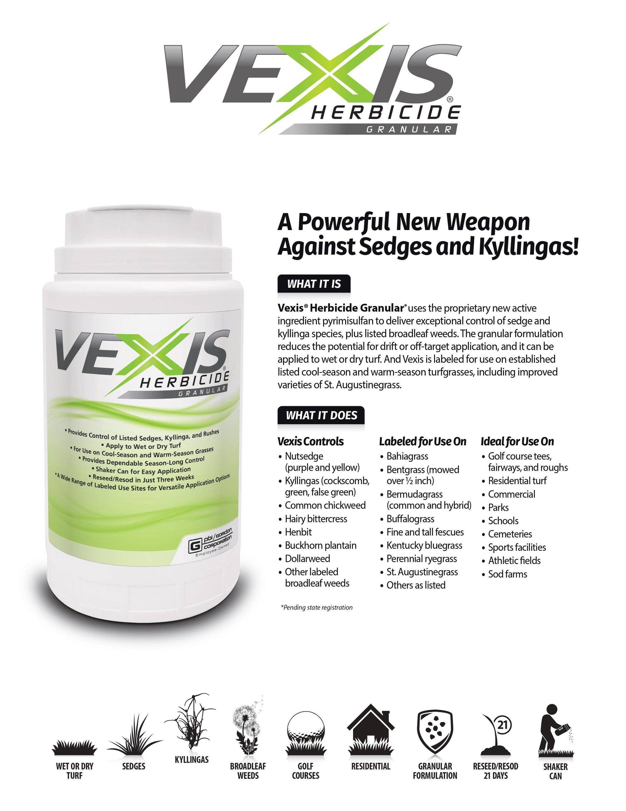 weapon herbicide Vexis Herbicide Granular