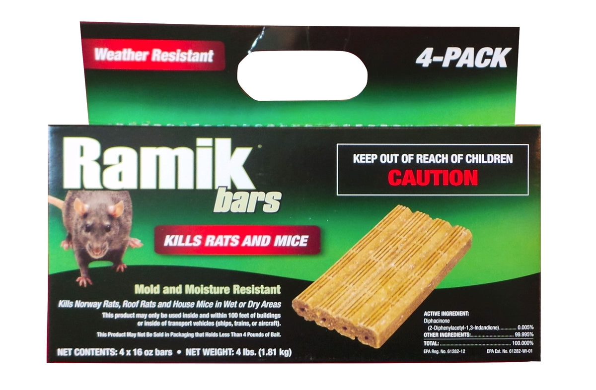 Ramik Rodenticide Bars - 4 Lbs.