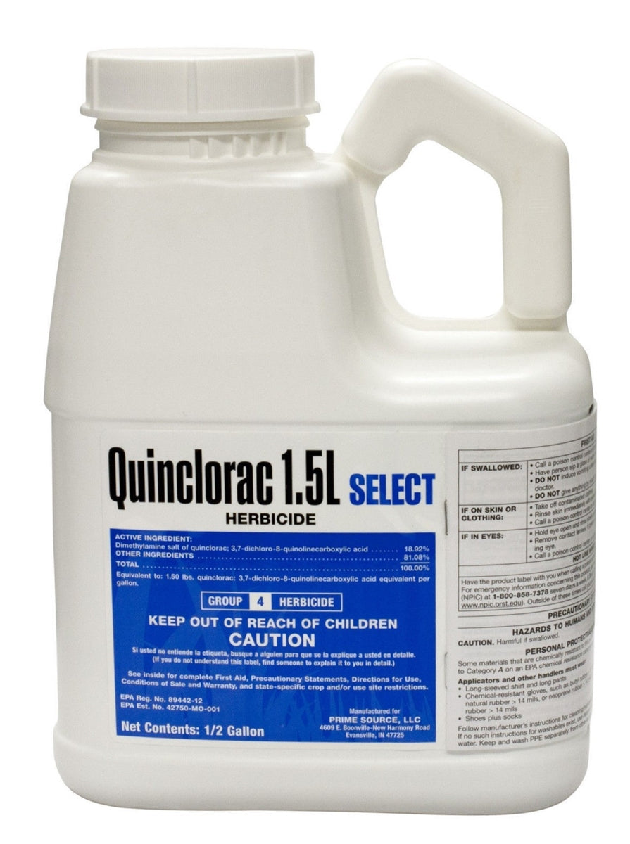select herbicide label Quinclorac 1.5L Select Herbicide - 64 Oz