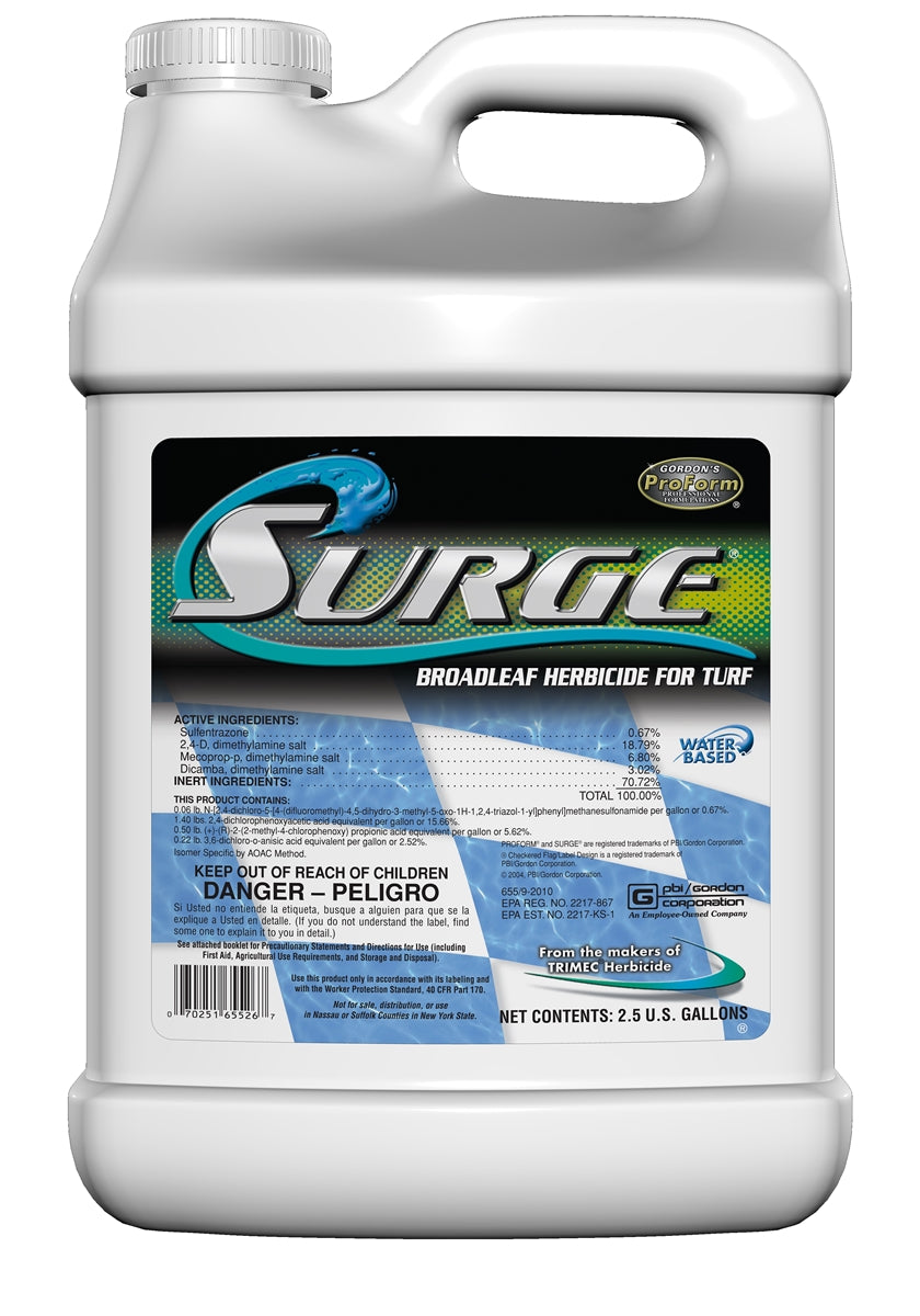 Surge Turf Herbicide - 2.5 Gallons