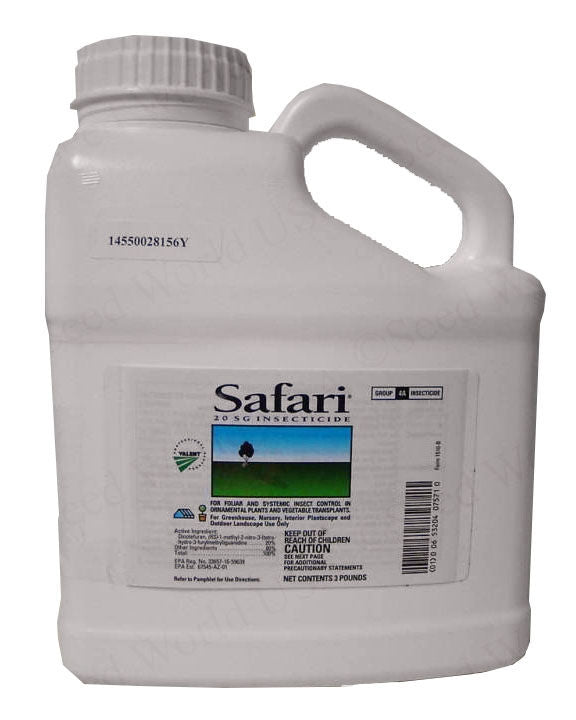 Safari 20 SG Insecticide (Dinotefuran) - 3 Lbs.