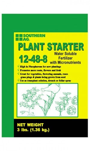 Southern Ag 12-48-8 Plant Starter Fertilizer - 25 Lbs.
