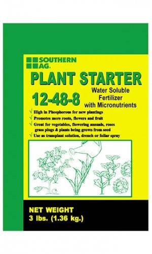 Southern Ag 12-48-8 Plant Starter Fertilizer - 25 Lbs.