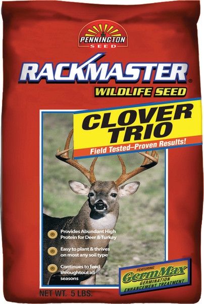 Rackmaster Clover Trio Food Plot Seed - 5 Lbs