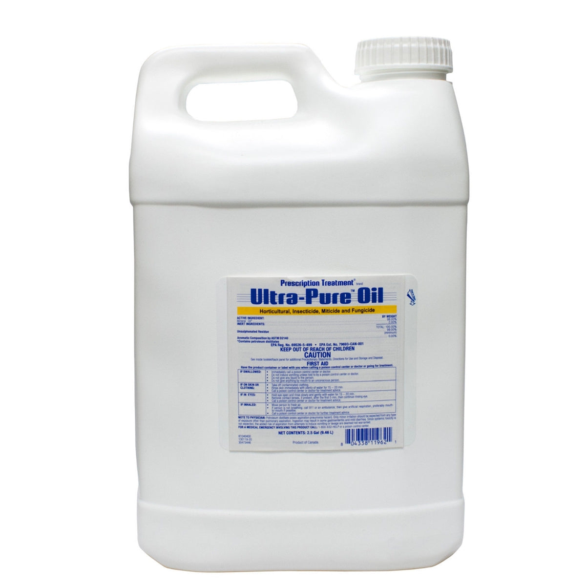 Ultra Pure Oil Horticultural Insecticide - 2.5 Gallons